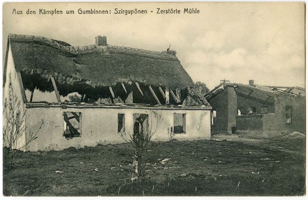 Szirgupönen, Zerstörte Mühle