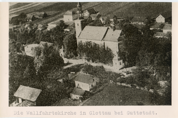 Glottau, Wallfahrtskirche, Luftbild