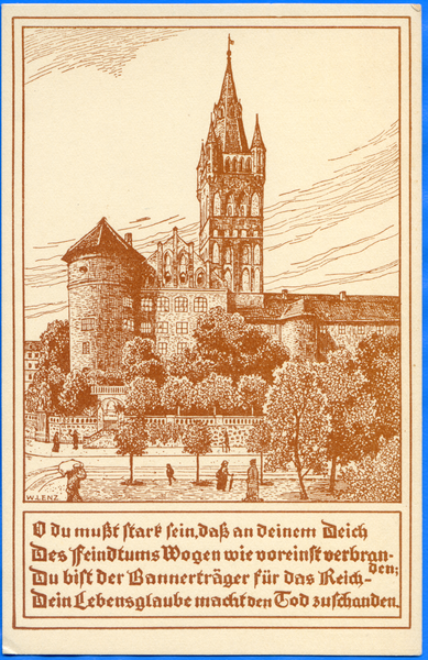 Königsberg (Pr.), Schloss, Zeichnung