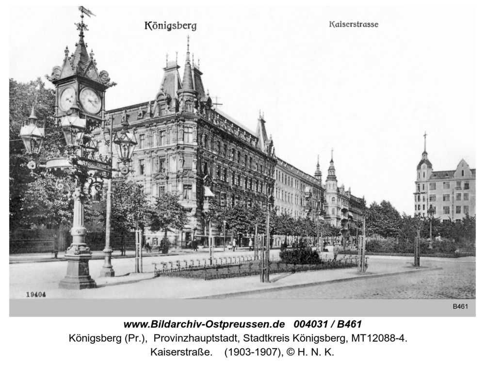 Königsberg, Kaiserstraße