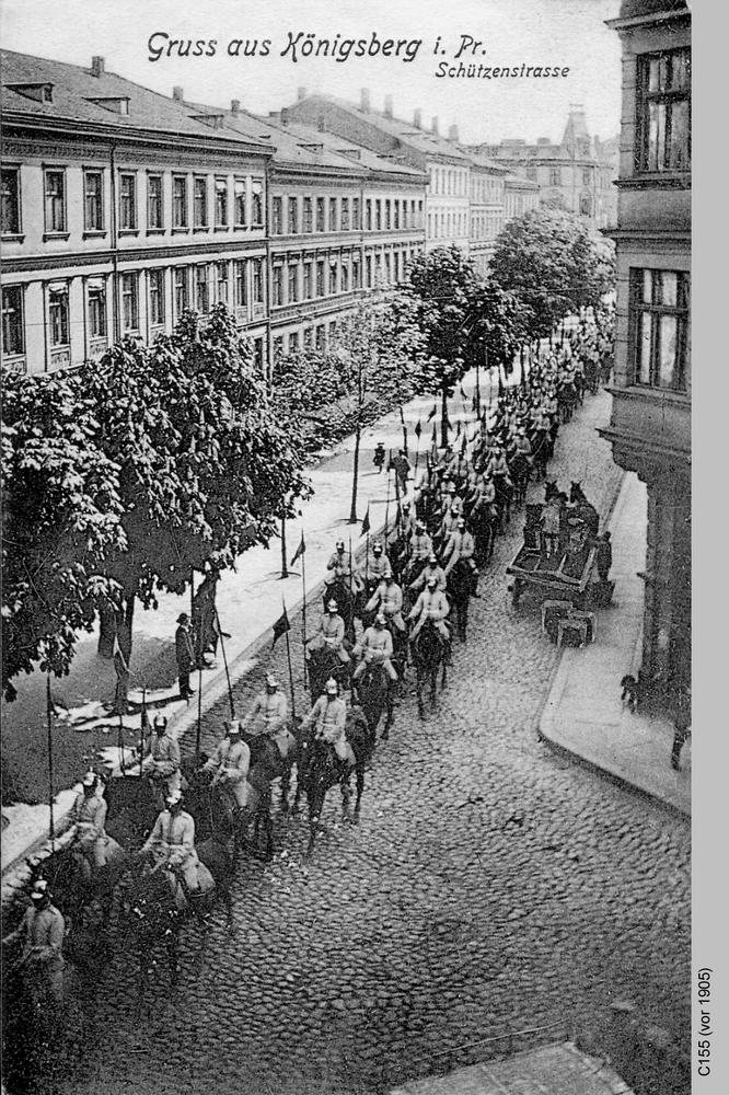 Königsberg, Schützenstraße Soldaten