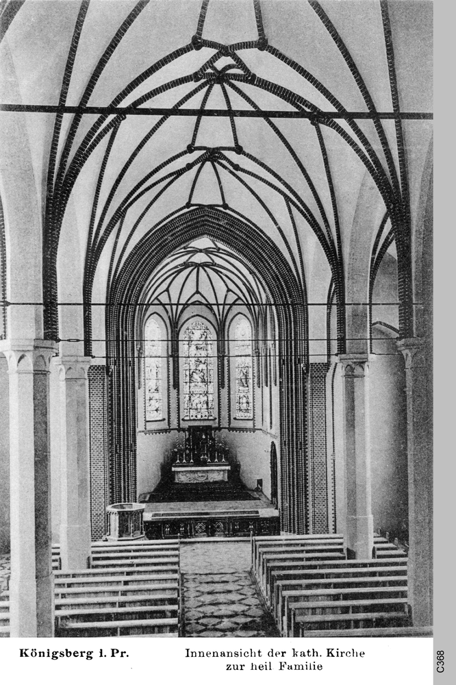 Königsberg, Kirche zur heiligen Familie, Innenaufnahme