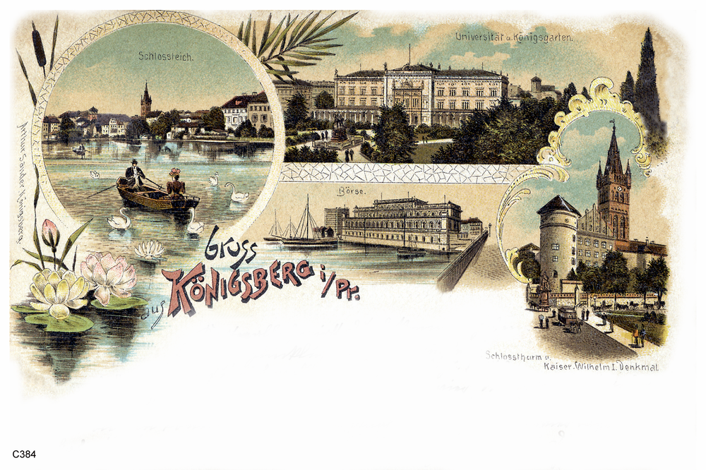 Königsberg, Ansichtskarte