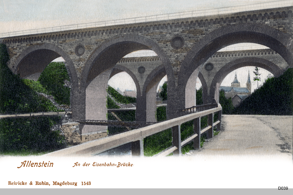 Allenstein, Eisenbahnbrücke