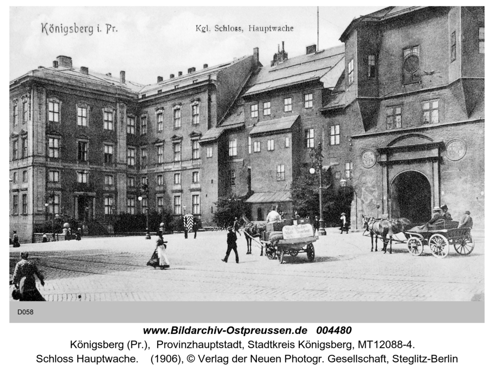 Königsberg, Schloss Hauptwache