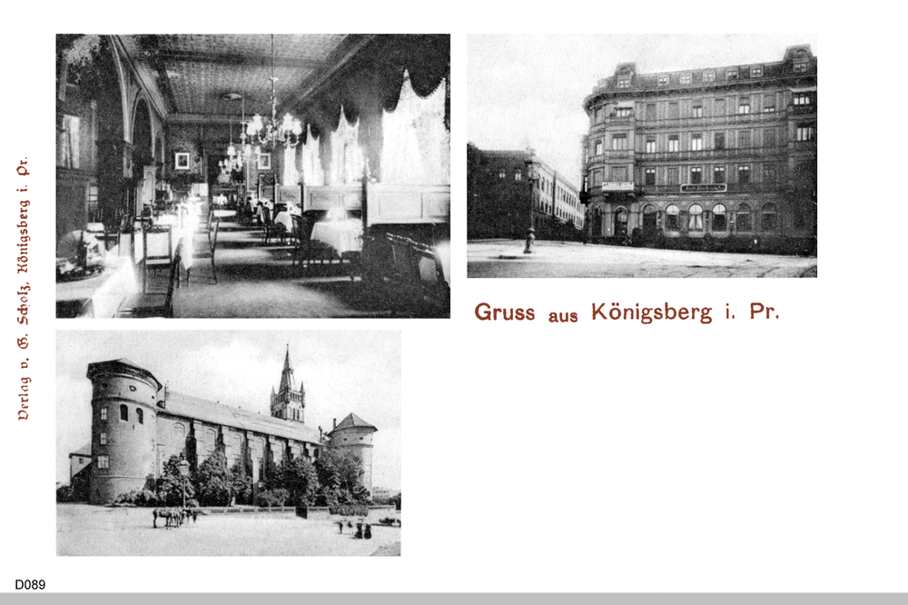 Königsberg, Ansichtskarte
