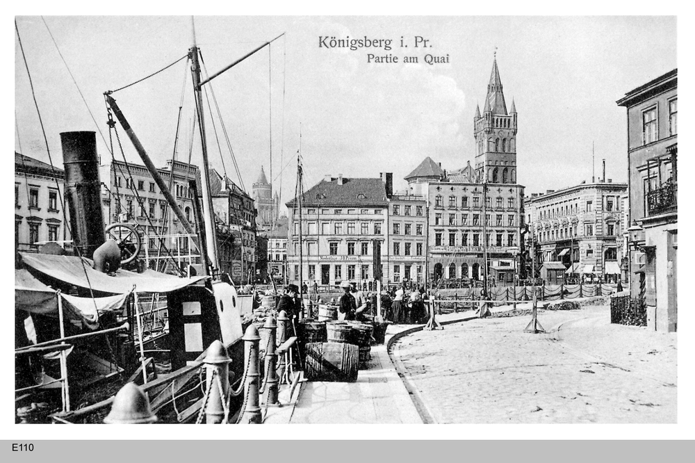 Königsberg, Partie am Quai