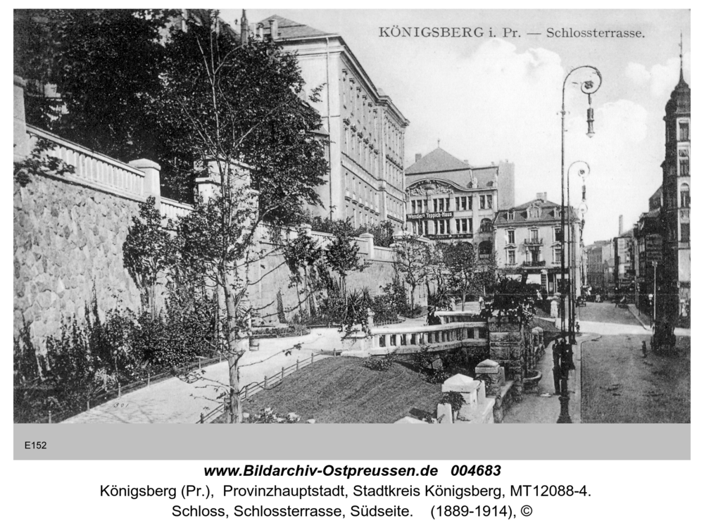 Königsberg, Schloss, Schlossterrasse, Südseite