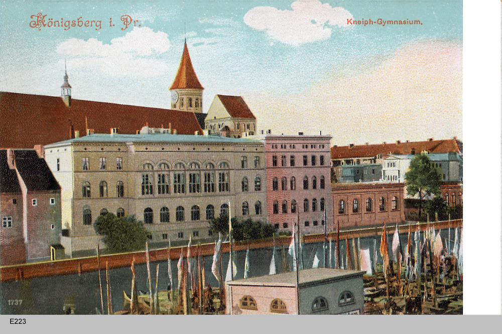 Königsberg, Kneiphöfsches Gymnasium und Dom