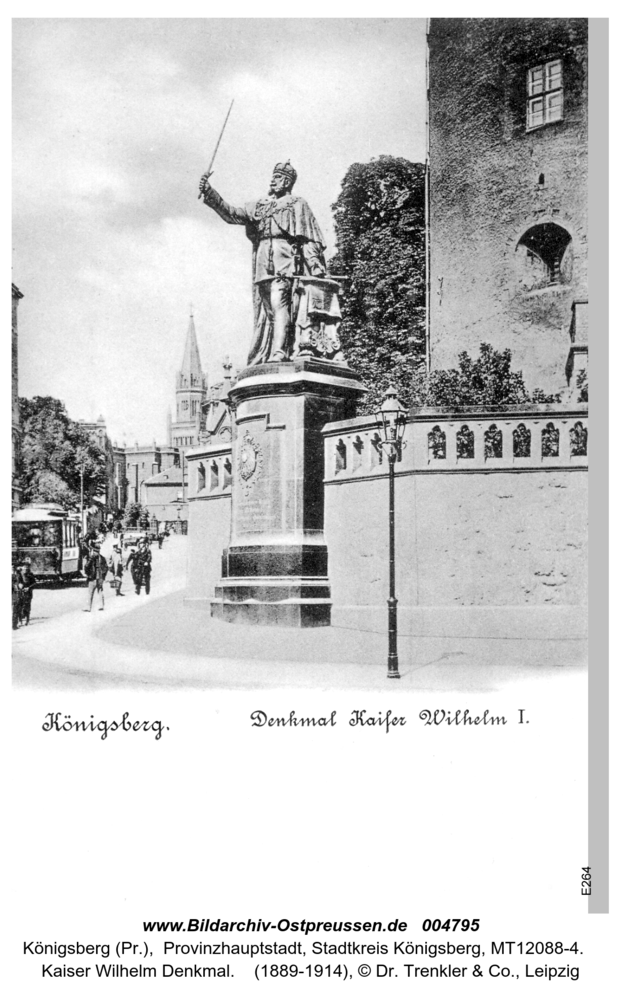 Königsberg, Kaiser Wilhelm Denkmal