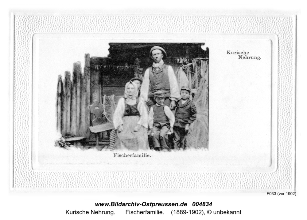 Kurische Nehrung, Fischerfamilie