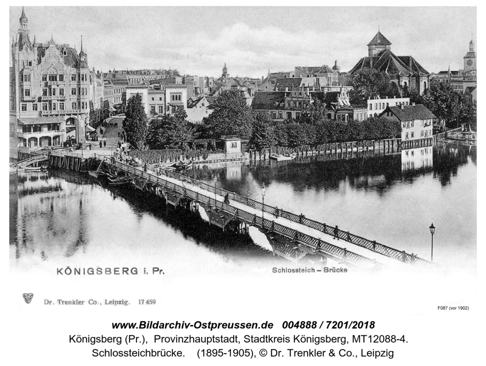 Königsberg, Schlossteichbrücke