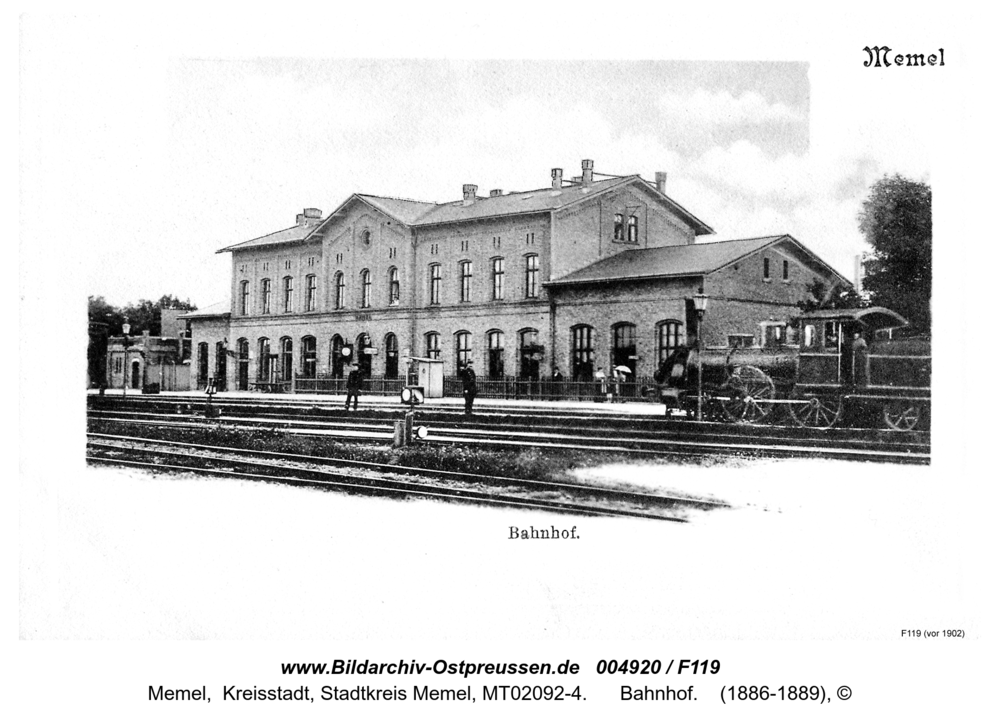 Memel, Bahnhof