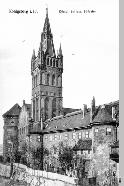Königsberg, Schloß von Süden