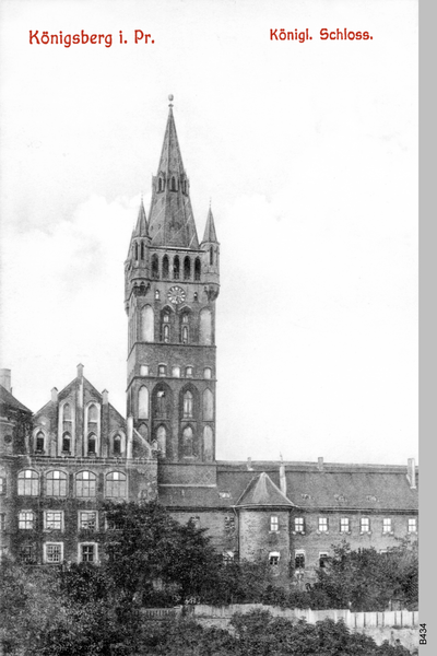 Königsberg, Schloß und Schloßkirche