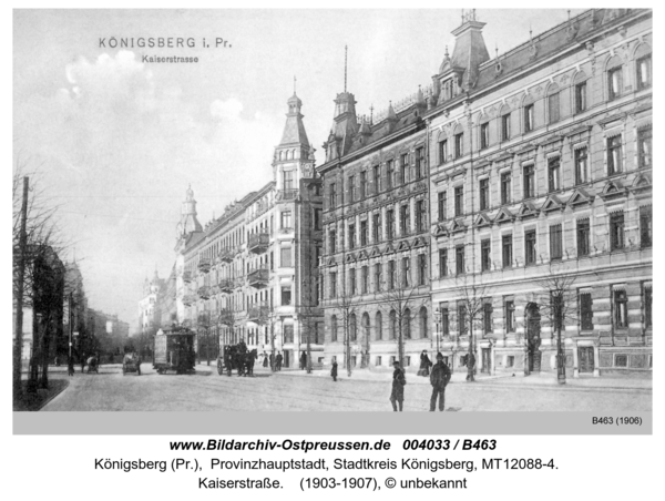 Königsberg, Kaiserstraße