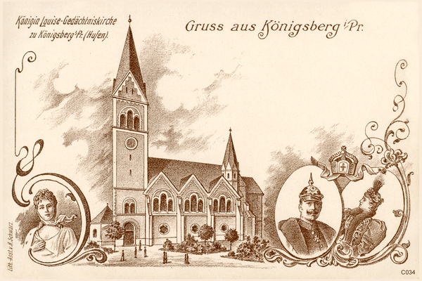 Königsberg, Louisenkirche Kunstdruck