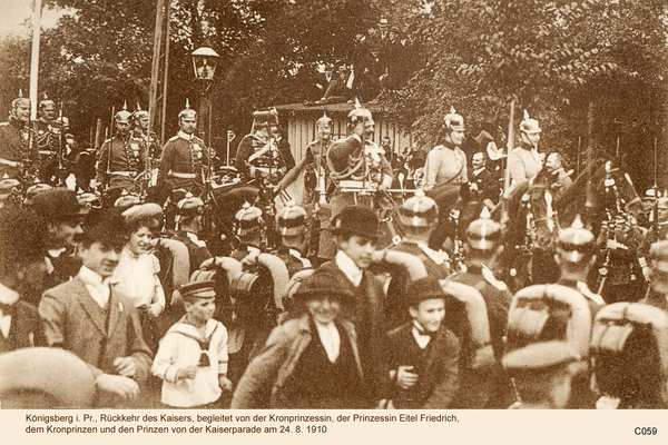 Königsberg, Kaiserparade 24.08.1910