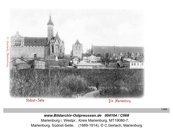 Marienburg i. Westpr., Marienburg, Südost-Seite