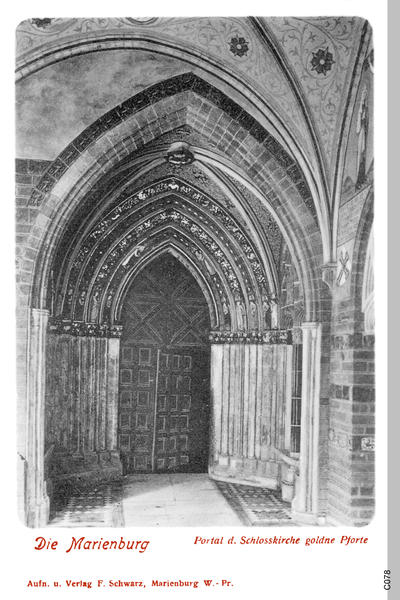 Marienburg, Portal der Schloßkirche