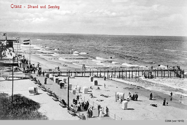 Cranz, Strand am Seesteg