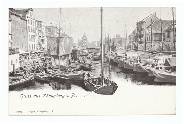 Königsberg, Pregel am Fischmarkt