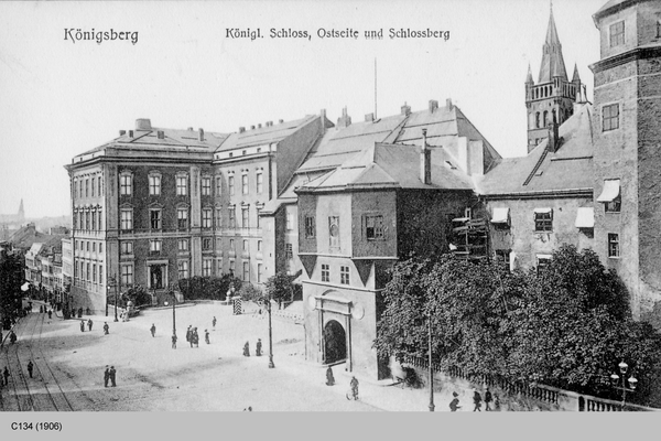 Königsberg, Schloß von der Ostseite