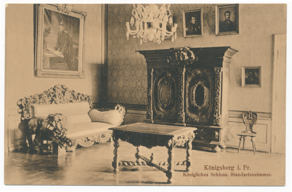 Königsberg, Schloss, Ostflügel, Fahnen- und Standartenzimmer im Hauptgeschoss