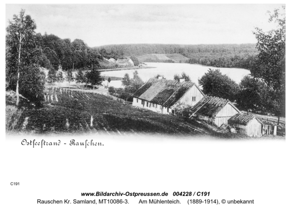 Rauschen Kr. Samland, Am Mühlenteich