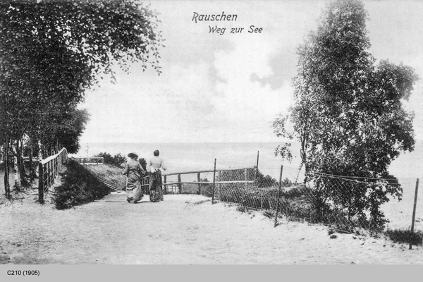 Rauschen Kr. Samland, Weg zur See