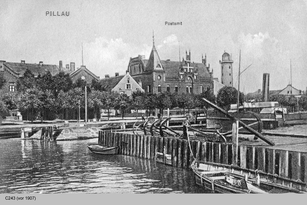 Pillau, Seestadt, Ortsansicht Lotsenhafen