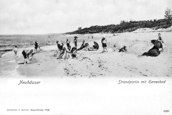 Neuhäuser, Strand mit Herrenbad