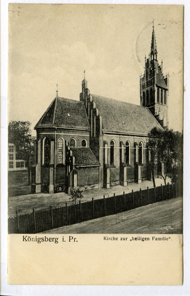 Königsberg, Kirche zur heiligen Familie