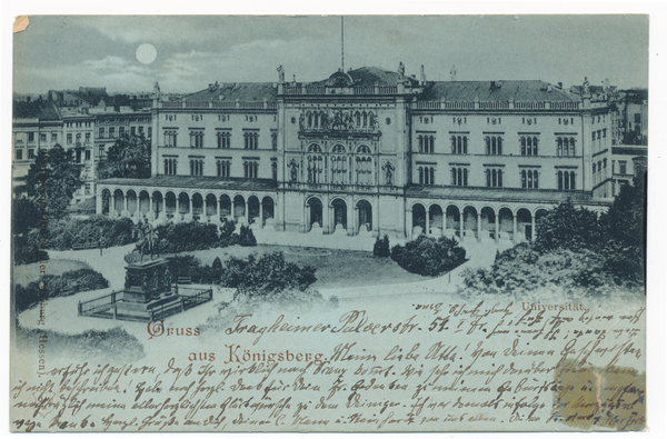 Königsberg, Universität, Blick von Osten