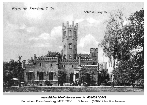 Sorquitten, Schloss