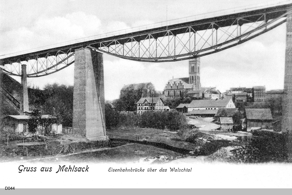 Mehlsack, Eisenbahnbrücke über das Walschtal