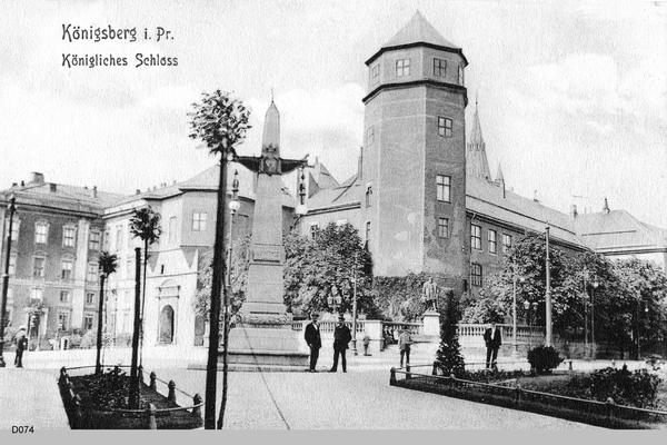 Königsberg, Schloßplatz mit Blick vom Münzplatz