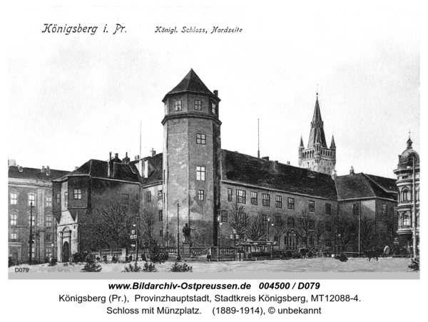 Königsberg, Schloss mit Münzplatz