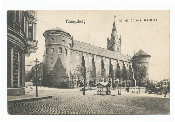 Königsberg, Schloß, Westseite