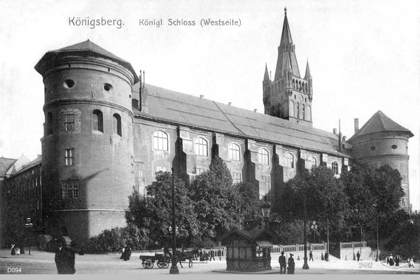 Königsberg, Schloß, Westseite