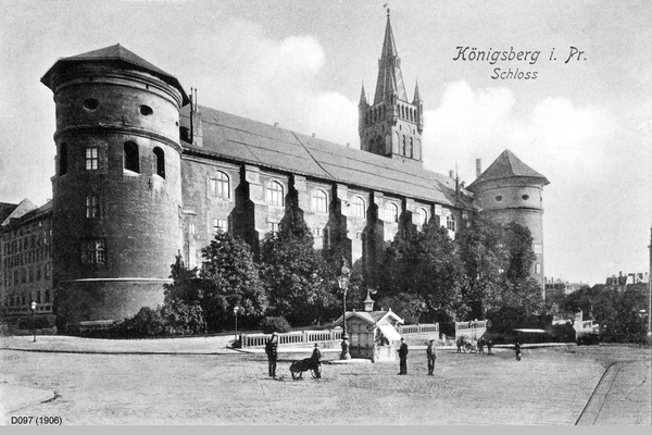 Königsberg, Schloß, Westseite