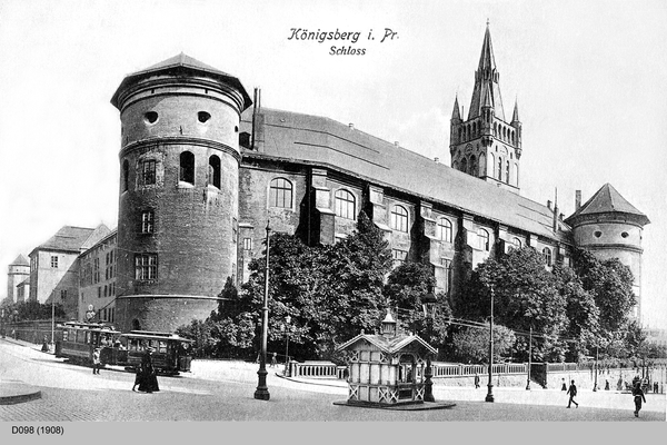 Königsberg, Schloß, Westseite