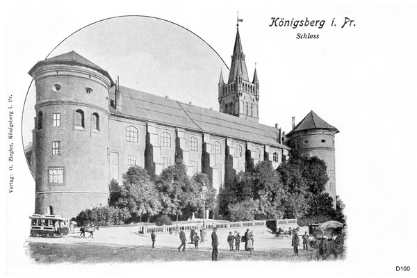 Königsberg, Schloß, Westseite