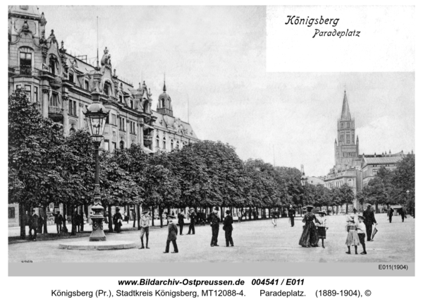 Königsberg, Paradeplatz