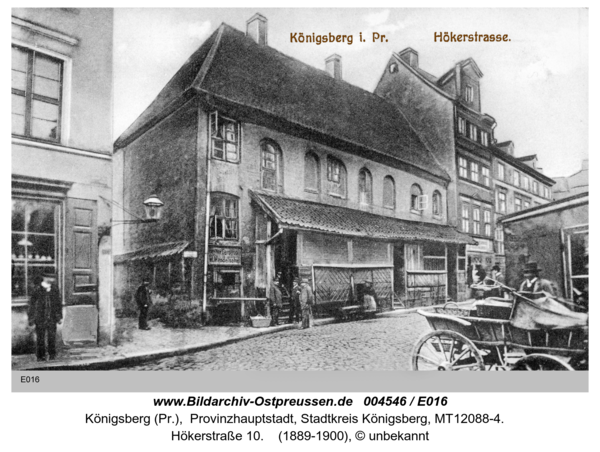 Königsberg (Pr.), Hökerstraße 10