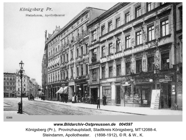 Königsberg (Pr.), Steindamm, Apollotheater