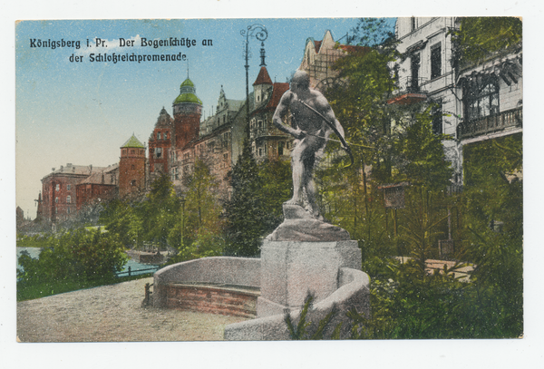 Königsberg, Der Bogenschütze an der Schloßteichpromenade