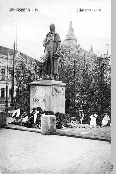 Königsberg, Schiller Denkmal