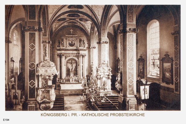 Königsberg, Katholische Probsteikirche Innenafnahme