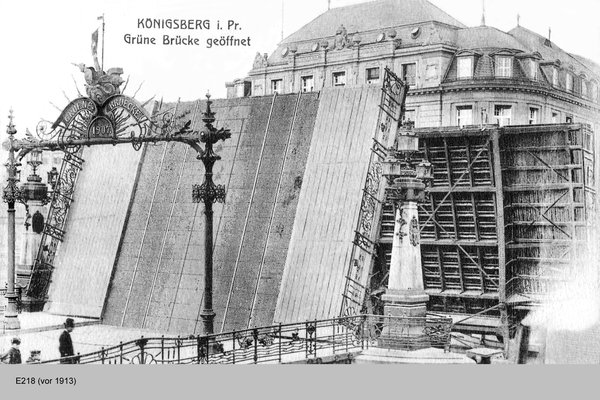 Königsberg, geöffnete Grüne Brücke